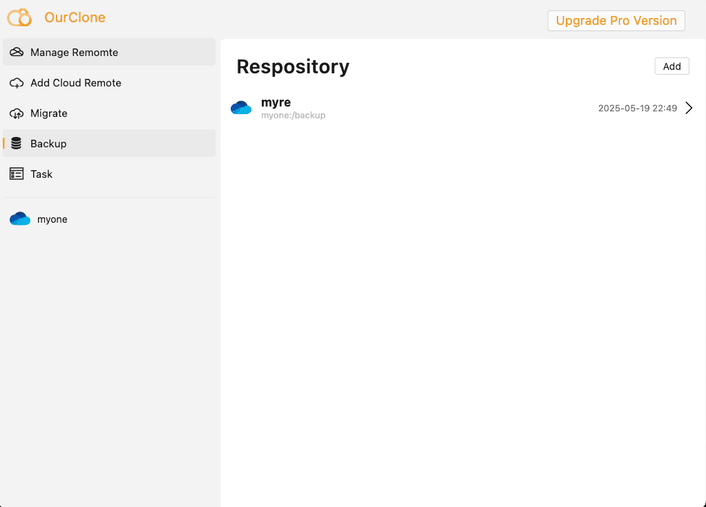 Monitor Backup Progress in OurClone