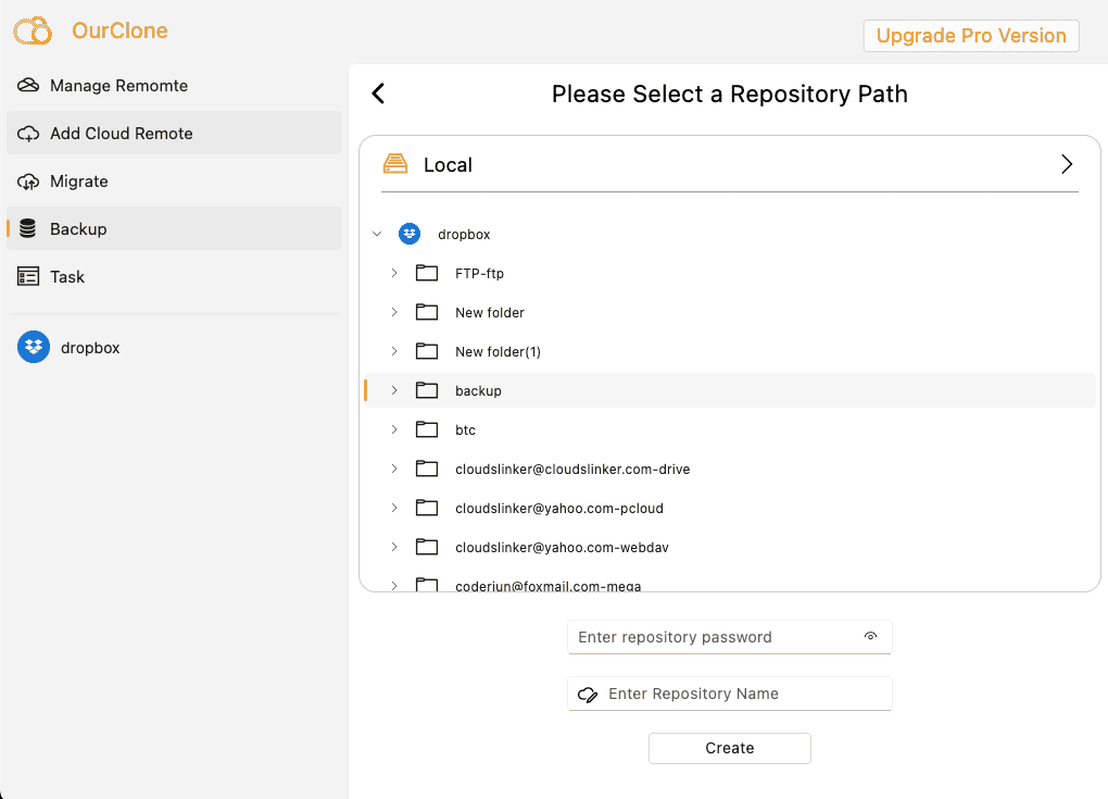 Create Dropbox Repository