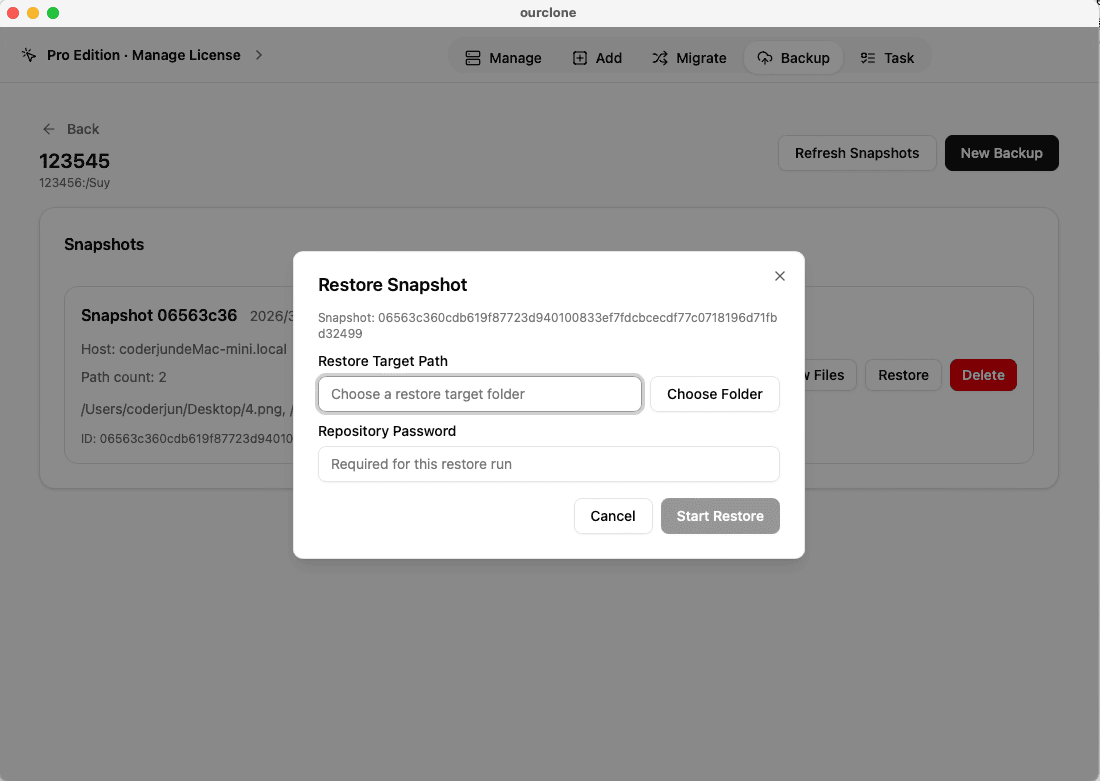 Restore Files from Backblaze B2 Backup